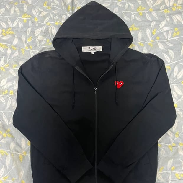 꼼데 후드집업 L