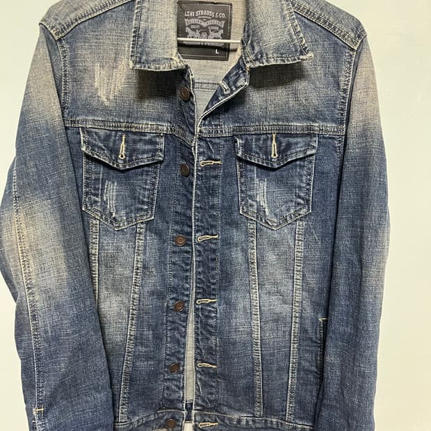 리바이스 데님 청자켓 L