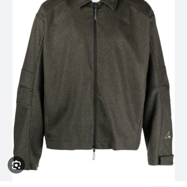 roa zip up shirt jacket S
