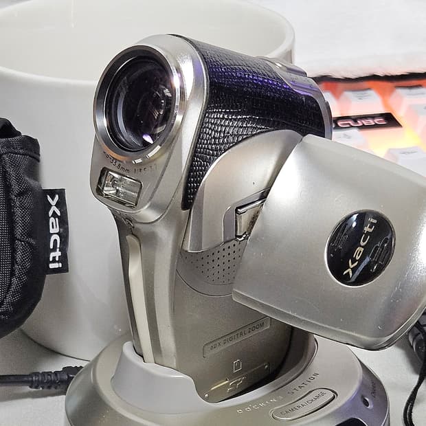 산요 작티 c4 핸디캠 엔믹스 오해원 디카 정품 파우치 포함