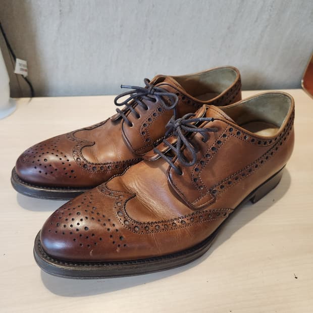마그나니 브라운 윙팁 구두 👞 (7사이즈, Made in Spain)