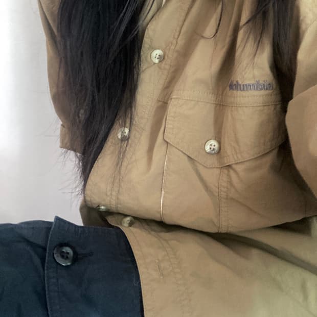 컬럼비아 옴니윅 나일론 셔츠 L