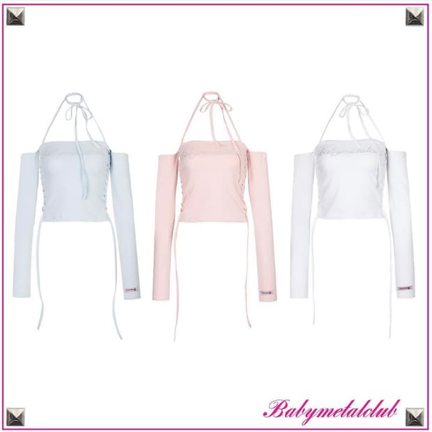 베이비메탈클럽 string top pink