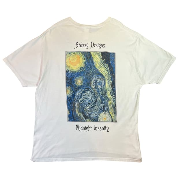 STÜSSY 스투시 미드나잇 인세티니 반팔 티셔츠
