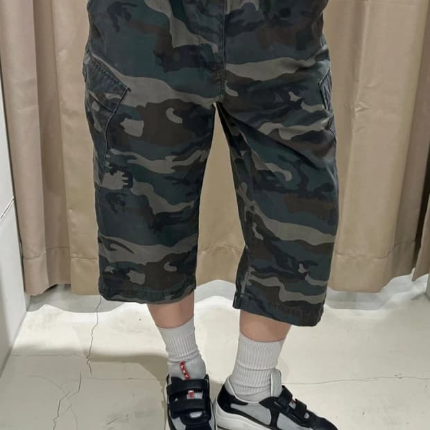 Selected 00's JAPAN 카모플라주 카고 반바지 R2977