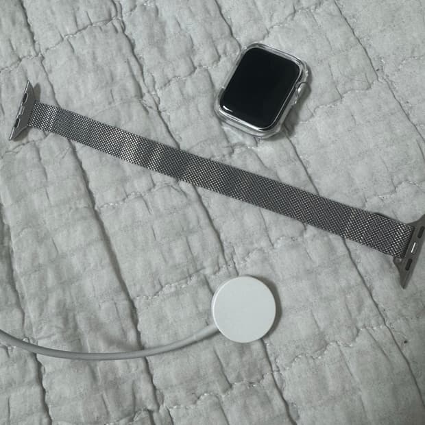 애플워치 se2 실버 44mm gps 거의 신품급