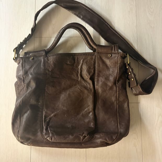 Theory 가죽 토트백 