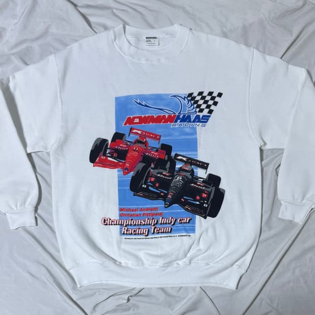 1997 usa newman haas 레이싱 스웨트셔츠 인디카
