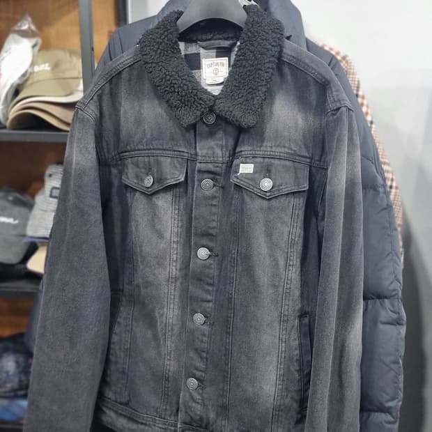 kolon) Series 시리즈 쉐르파 청자켓(블랙워싱) 100~105