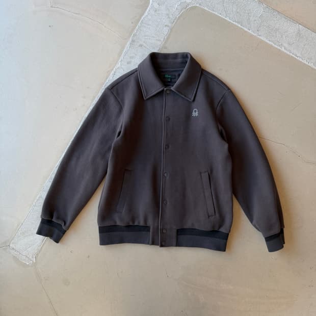 베네통 엠브로이드 봄버 자켓