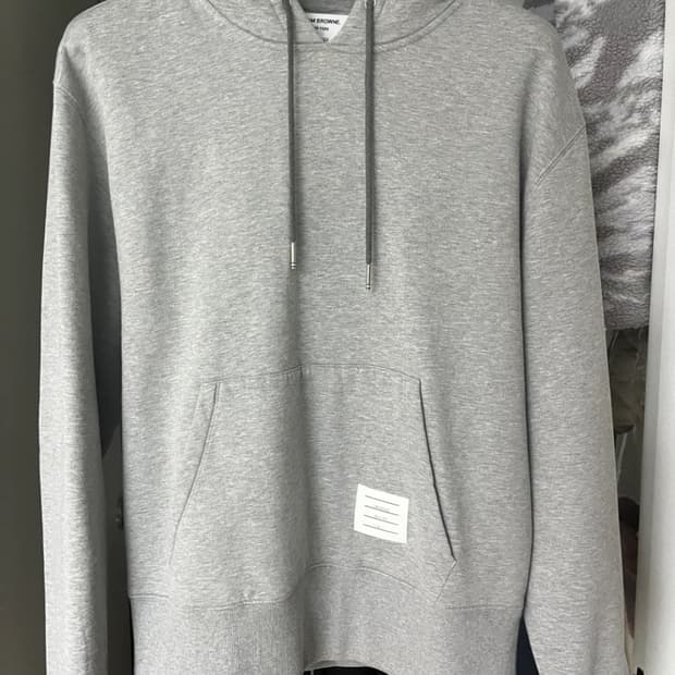 톰브라운 후드티 그레이 사이즈3
