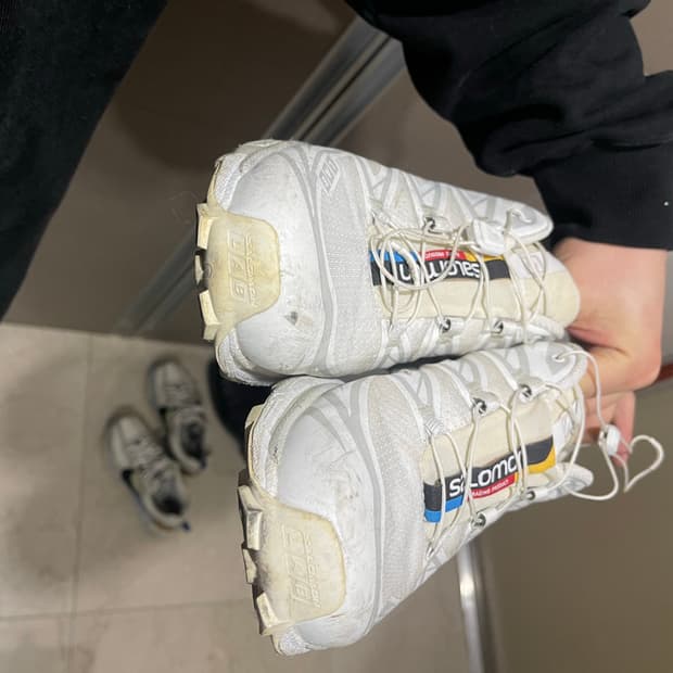 살로몬 xt-6 화이트 275사이즈