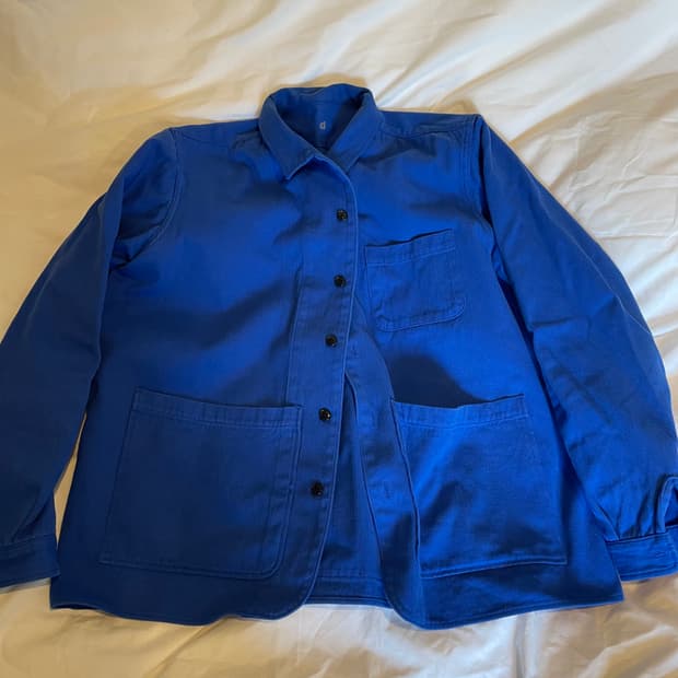 디앤디파트먼트 블루 워크 자켓 