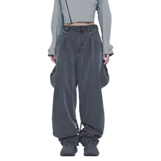 혜인서 워시드 카고팬츠 차콜 2 미듐