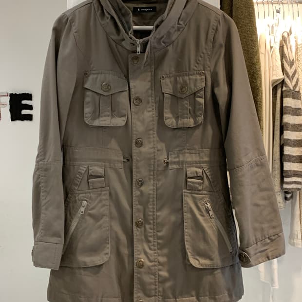 Khaki safari jacket