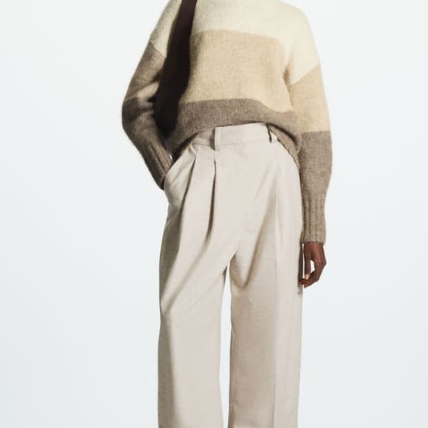 Cos 코스 울 큐롯팬츠 36 베이지