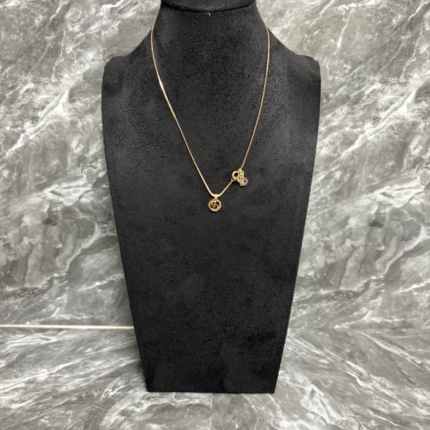 [새상품급] 디올 금장 CD로고 목걸이