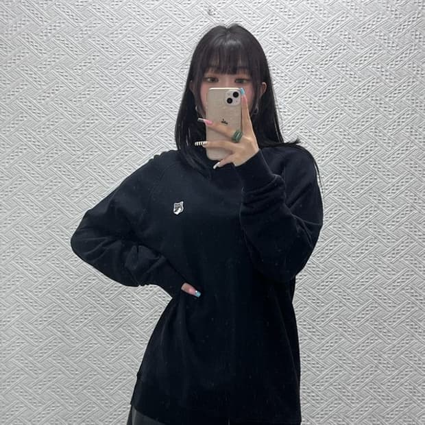 메종키츠네 빈티지 캐주얼 시그니처 폭스헤드 맨투맨 XL C12896