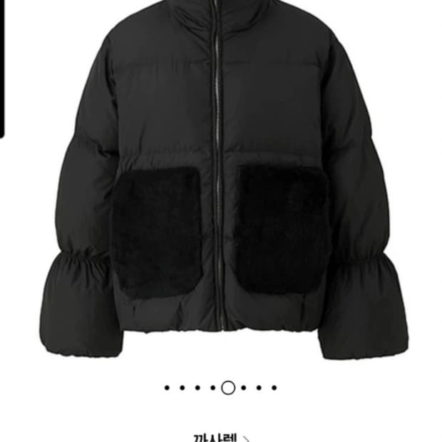 까사렐 블랙패딩점퍼