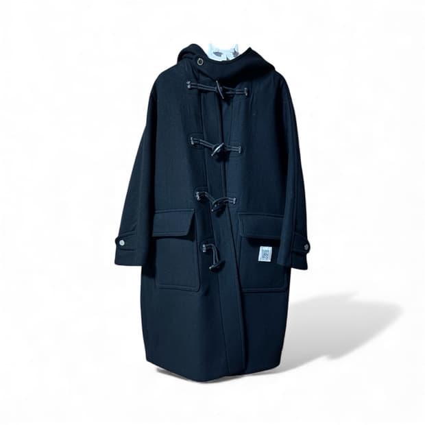 후미토간류 21AW 더플코트 블랙 3사이즈