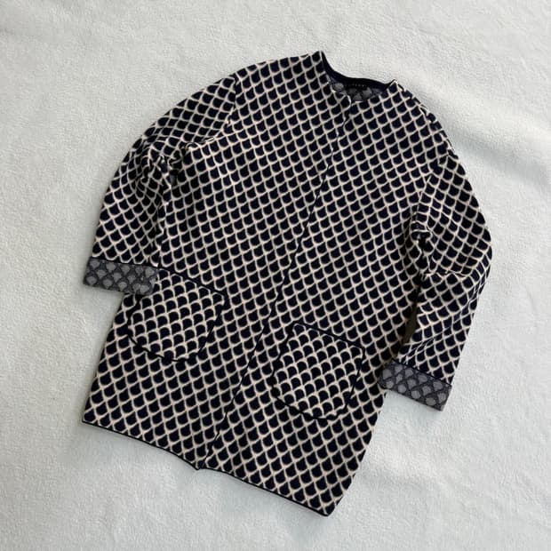 실측확인 시슬리 카라리스 가디건 코트 0327T