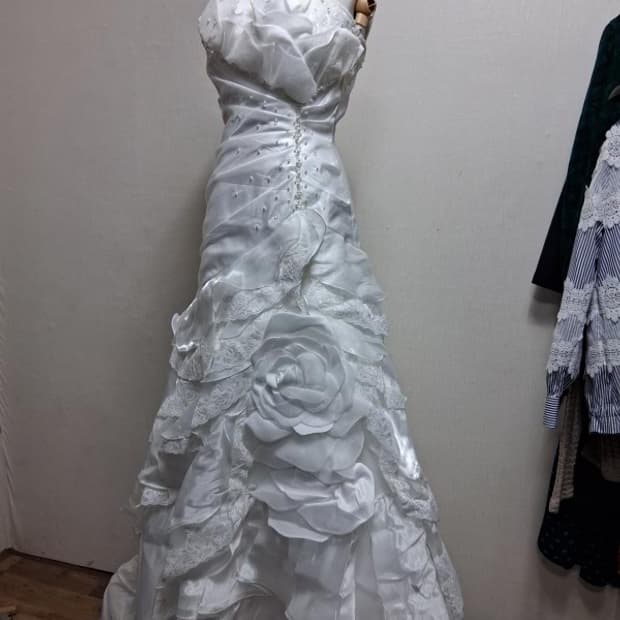 일본빈티지수입 웨딩드레스 미착용새거 XXS
