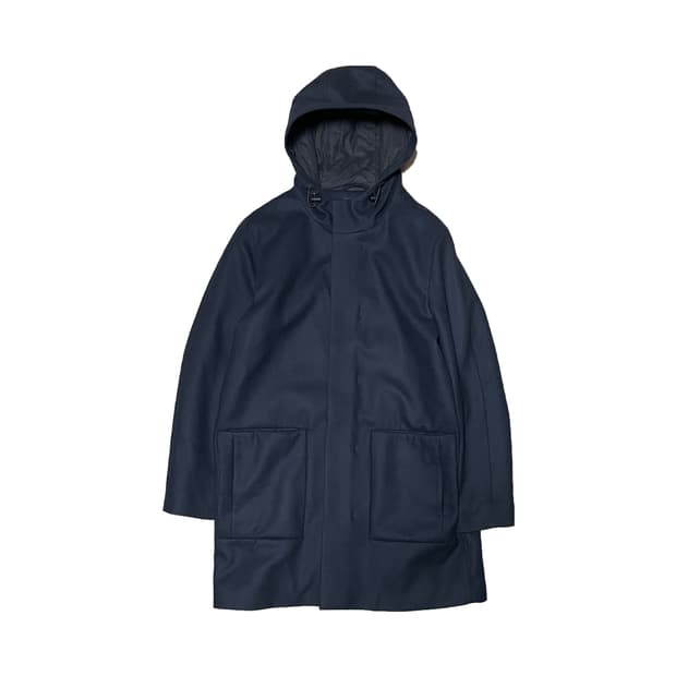 COS 코스 울 캐시미어 후드 코트