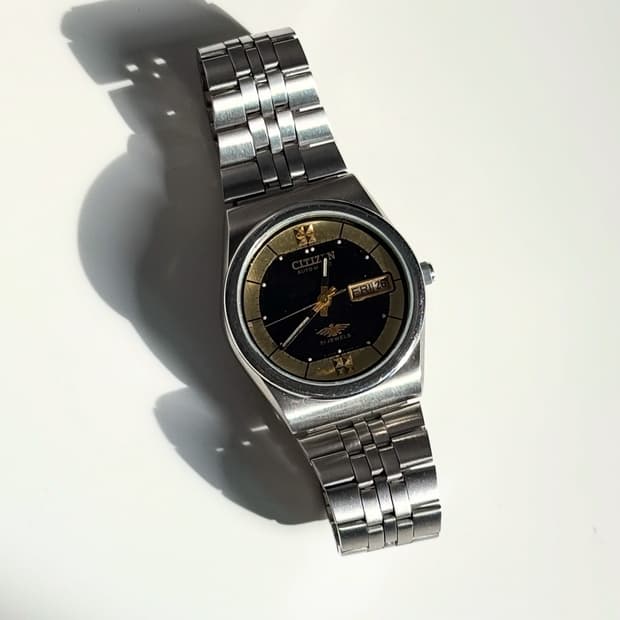 80s Citizen Autimatic Vintage Metal Watc