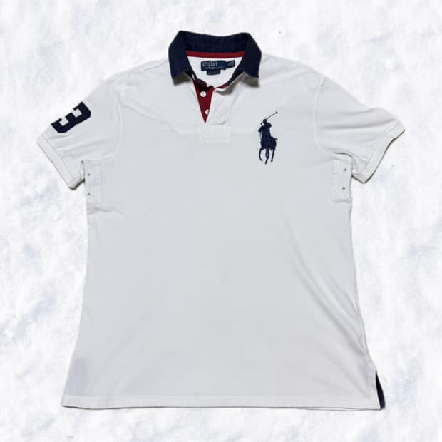 폴로 랄프로렌 빅포니 흰파 반팔