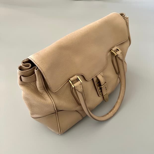 질샌더 jil sander 로고 가죽 토트백