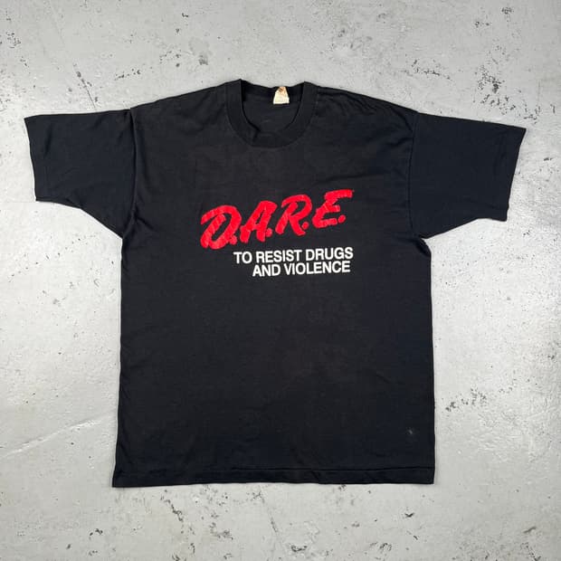 빈티지 D.A.R.E 반팔