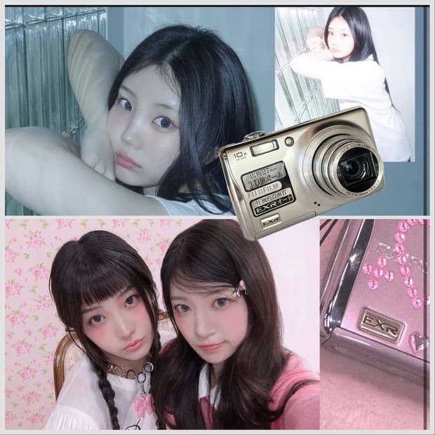 🎀아일릿/소하픽🎀후지 파인픽스 f70exr 실버 빈티지디카