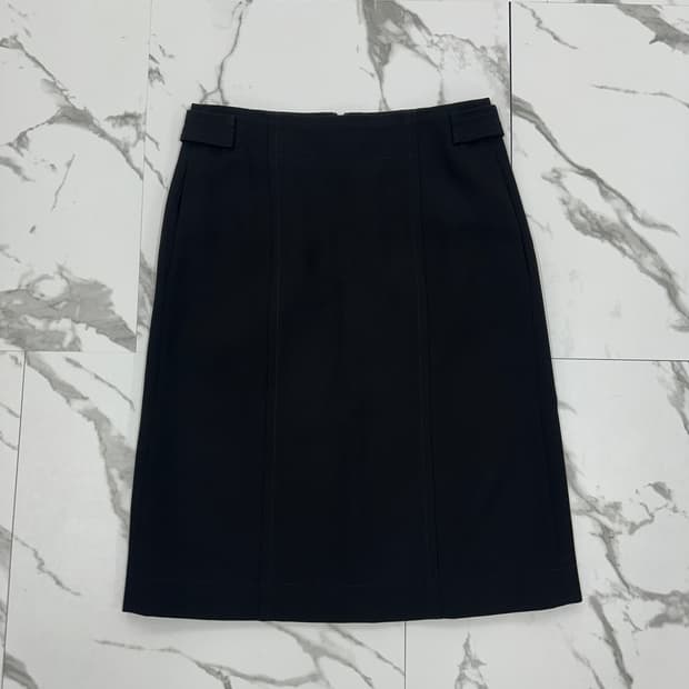 지방시 블랙 미디 스커트