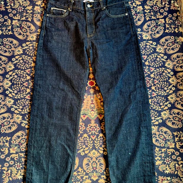 유니폼브릿지 셀비지 데님진