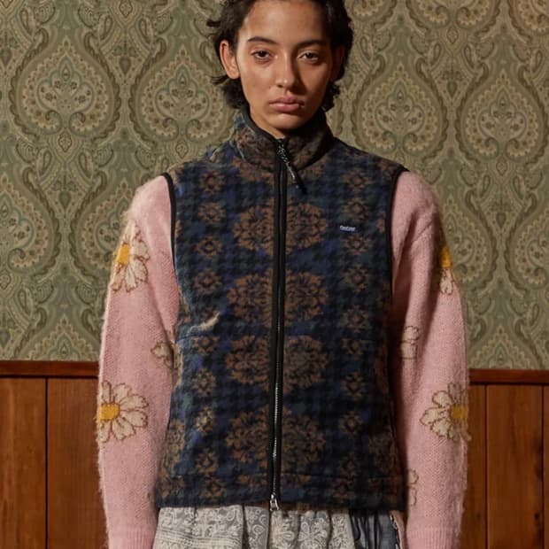 Penfield 펜필드 헤리티지 웨스턴 패턴 플리스 베스트 네이비 M