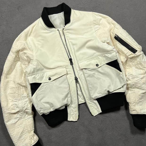 banal chic bizarre 바날 시크 비자르 투웨이 크롭 ma1 