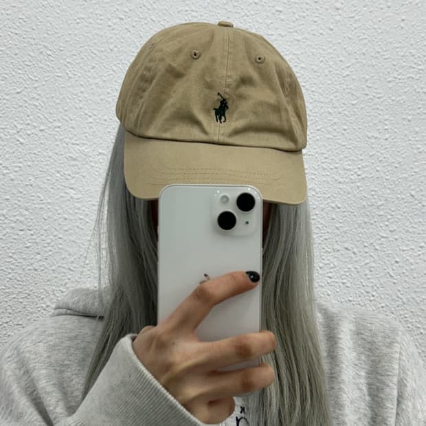 폴로 랄프로렌 90's 카키포니 베이지 볼캡