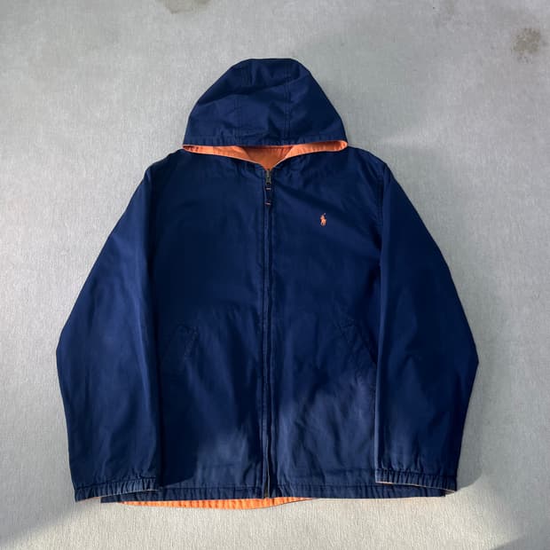 100 폴로랄프로렌 코튼 리버시블 후드자켓 
