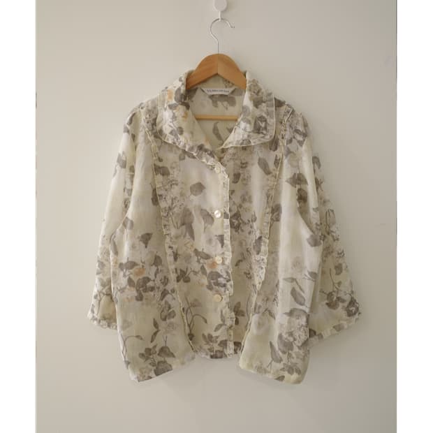 flower frill jacket