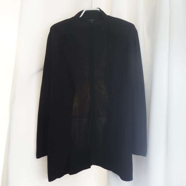 DUAL BEAU _ rayon blend open jacket