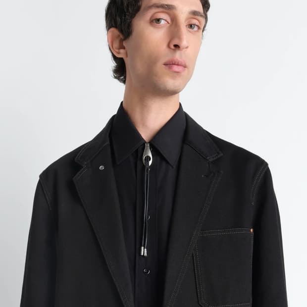 르메르 26ss 스네이크 볼로 타이 목걸이/실버