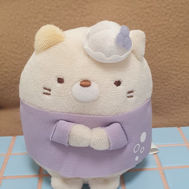 스밋코구라시 feat23 쿠지 f상 블루베리네코인형 9cm