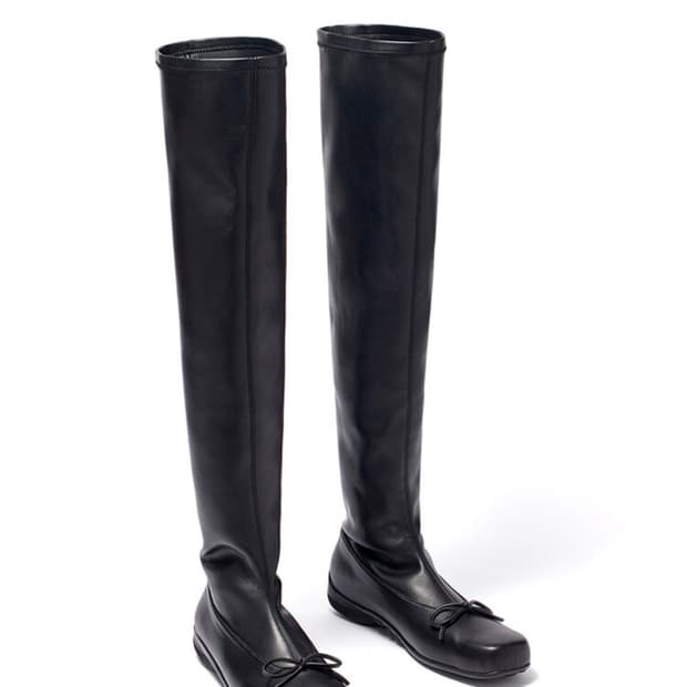 구매)) 오픈와이와이  THIGH HIGH BALLET BOOTS 구해요