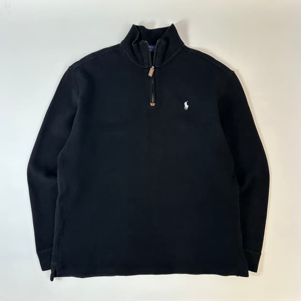 폴로 하프집업 니트 