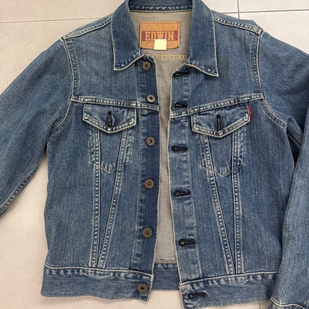 일본 빈티지 Edwin 데님자켓 xs