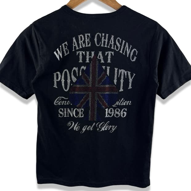 JPN Y2K 유니온잭 반팔티셔츠2561