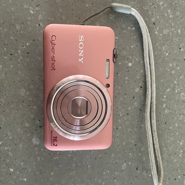 소니 사이버샷 DSC-WX170 핑크색 디지털 카메라