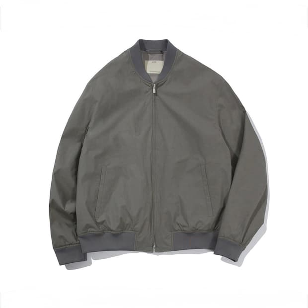 포터리 봄버 자켓 그레이