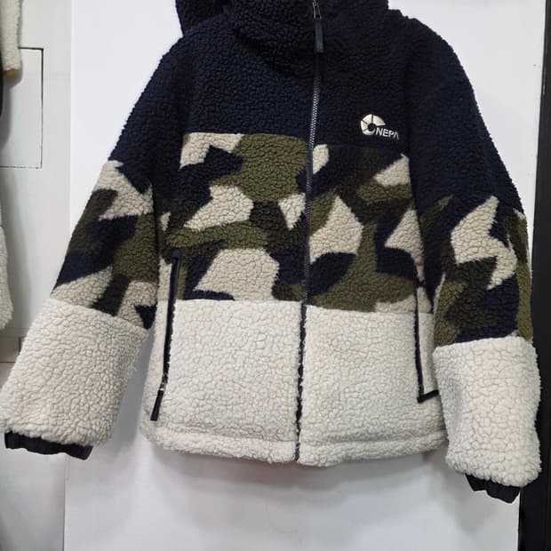 네파 여성 양면 구스 후리스 패딩