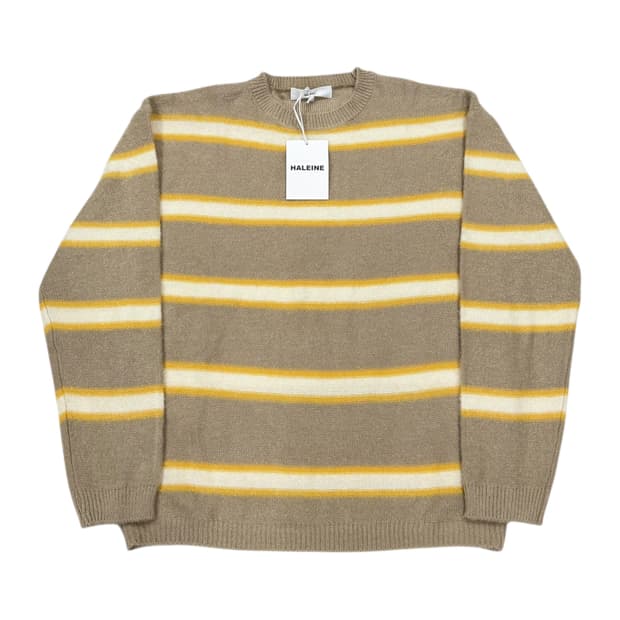 알렌느 블러시드 모헤어 스트라이프 니트 2